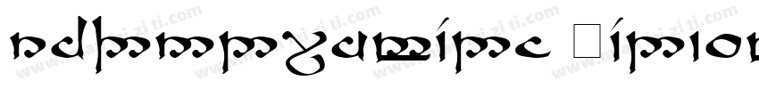 RSAndromeda Medium字体转换
